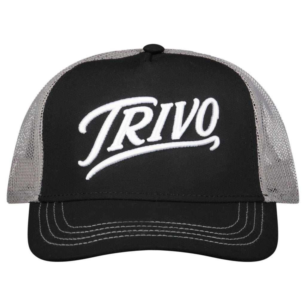 SIGNATURE TRUCKER CAP BLACK GREY