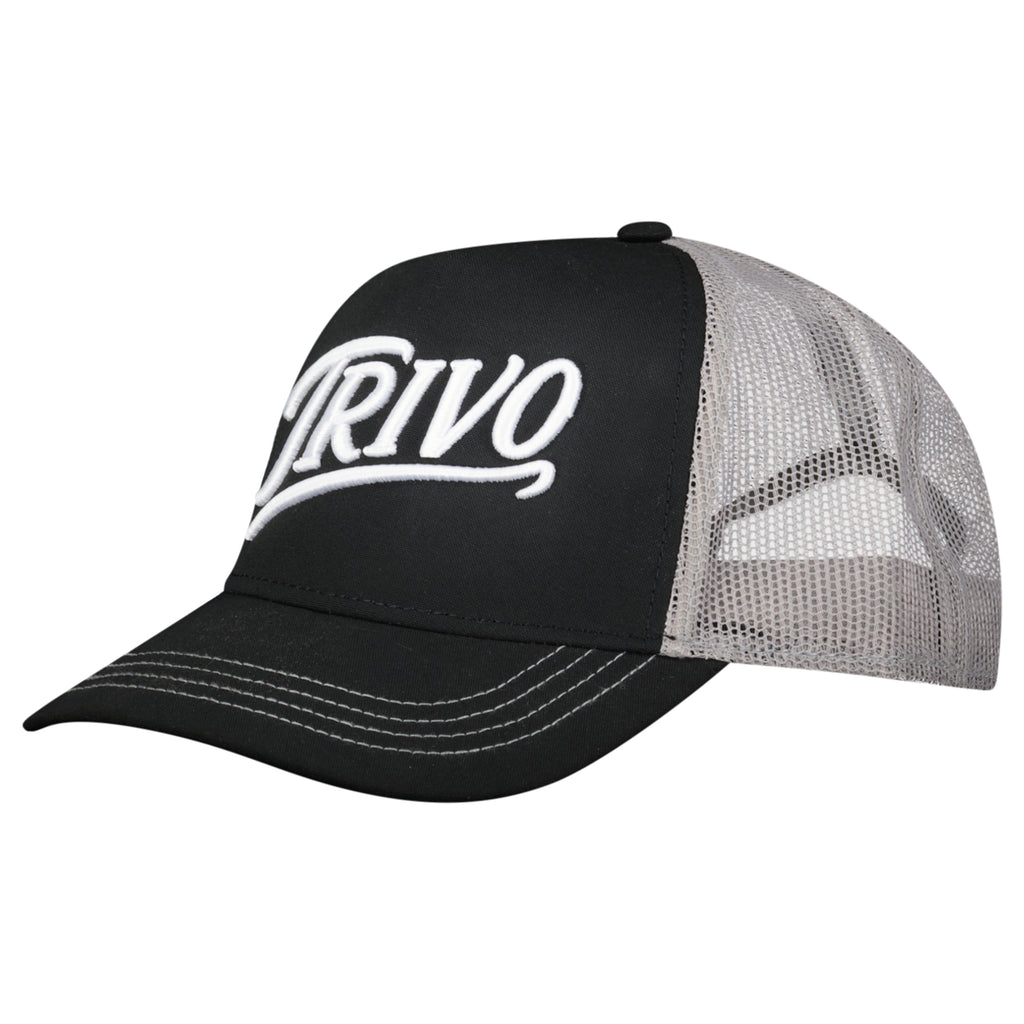 SIGNATURE TRUCKER CAP BLACK GREY