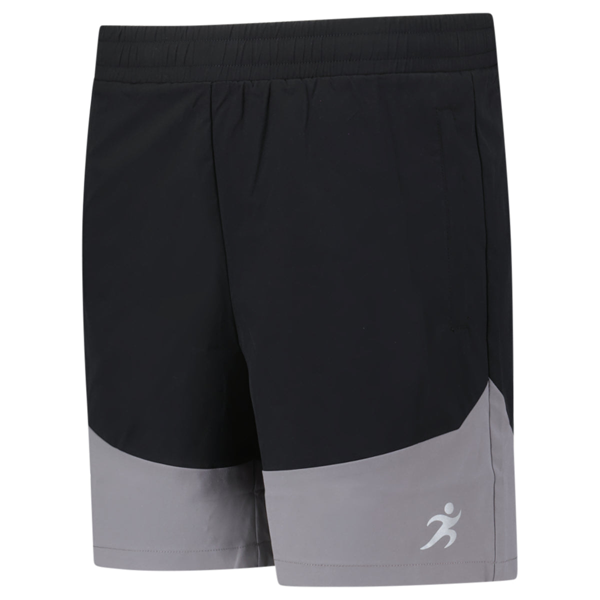 TWO TONE SHORTS BLACK GREY