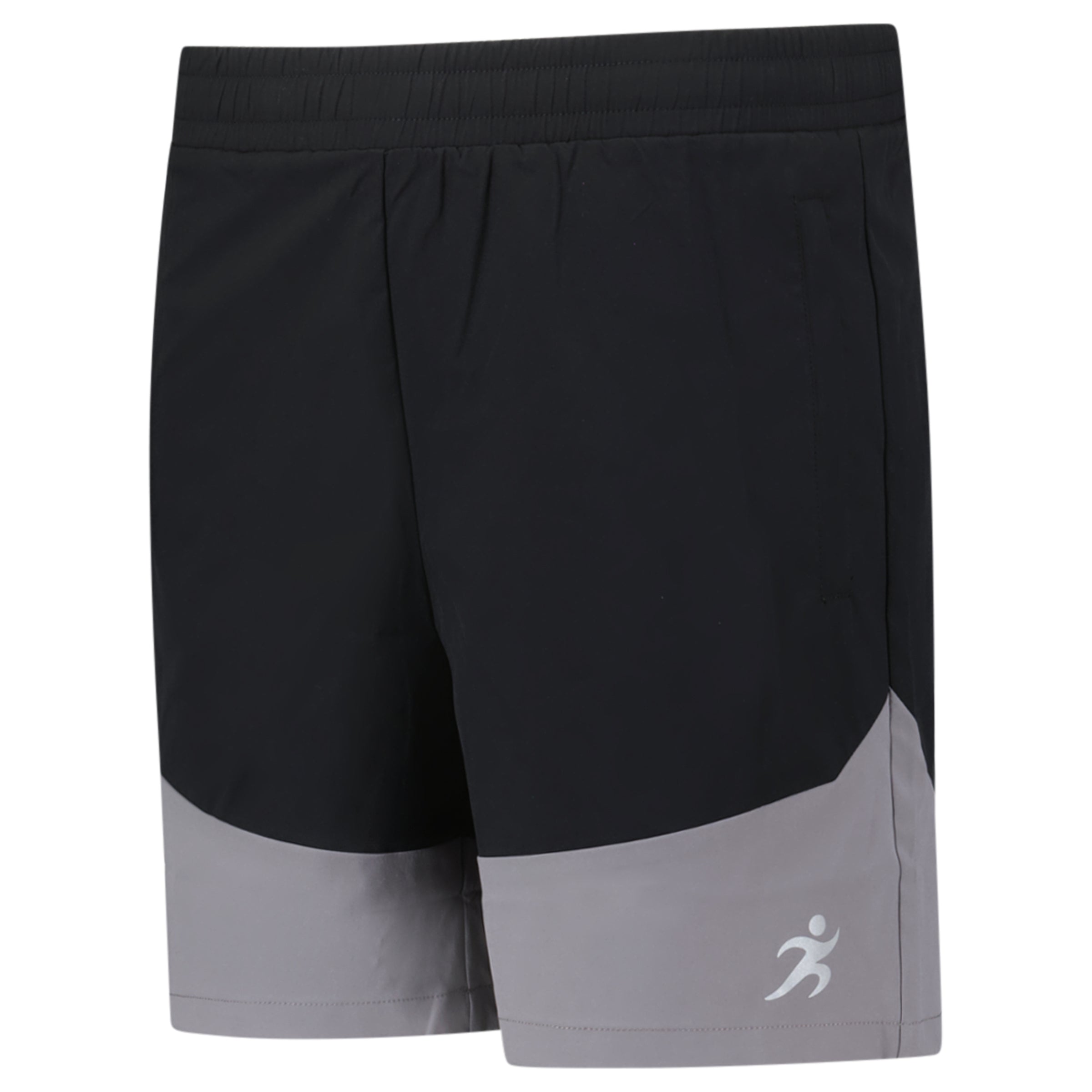 TWO TONE SHORTS BLACK GREY