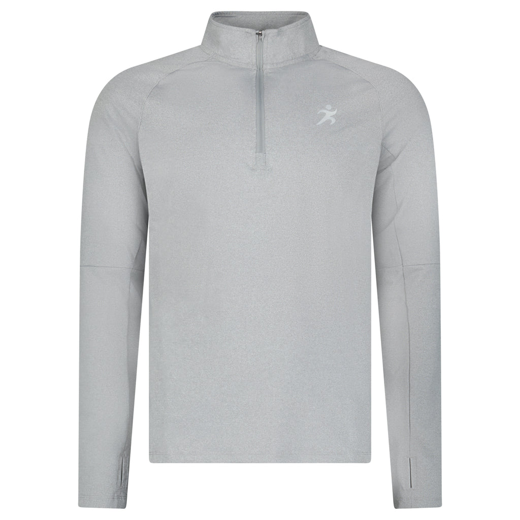 ELEMENT 1/4 ZIP HEATHER GREY